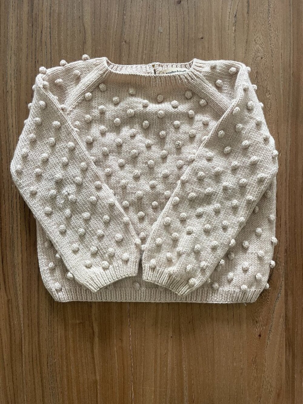 Misha & Puff Original Popcorn Sweater | Size 6-7 yr